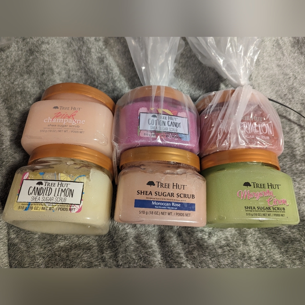 Tree hut sugar scrubs